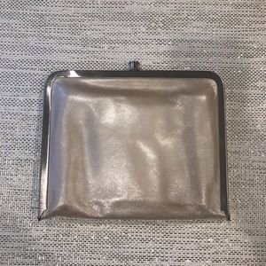 HOBO International Pearl White Leather Clutch